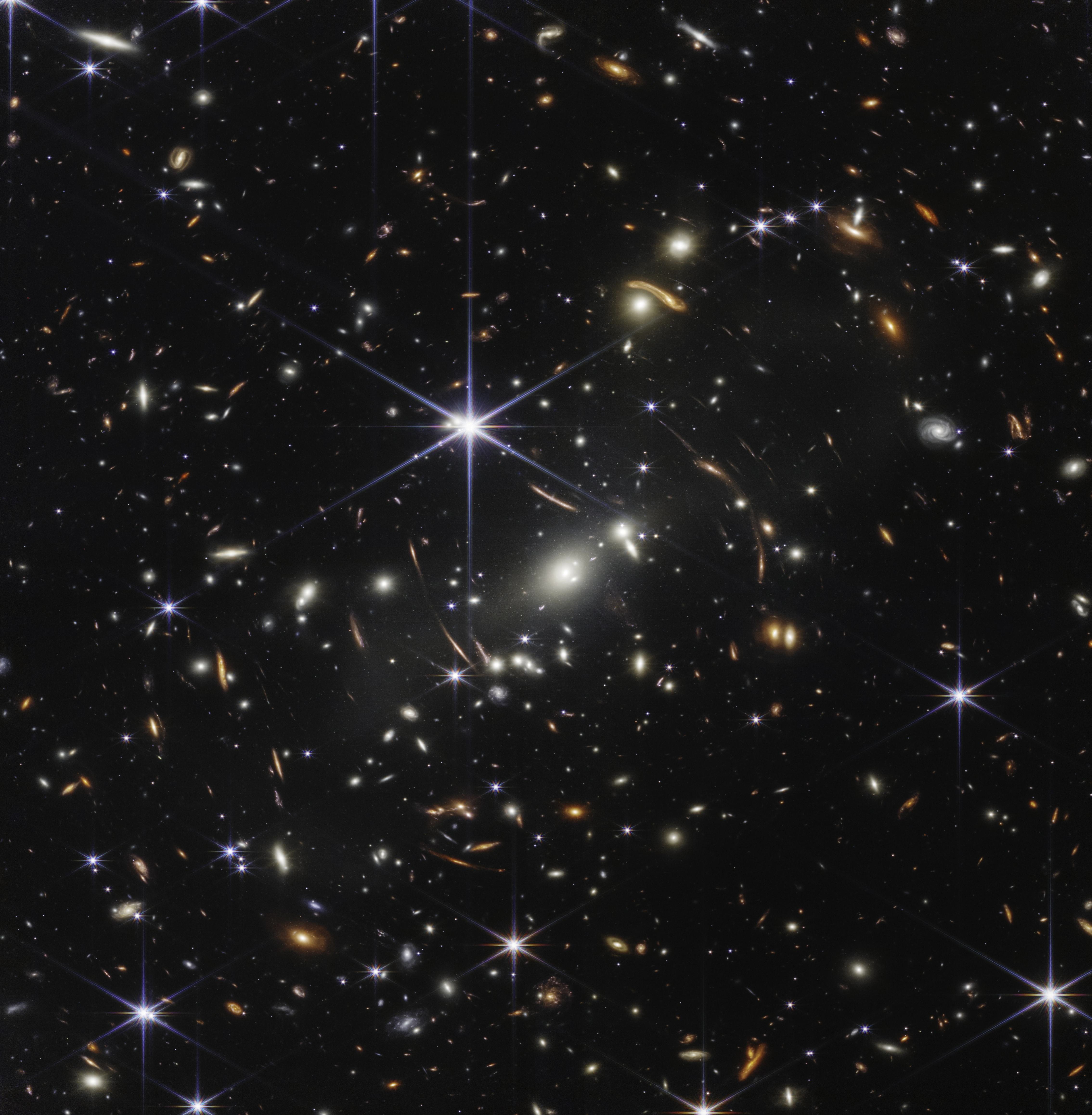 Ultra deep field from the USA James Webb telescope