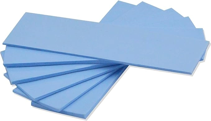 Various thicknesses of thermal pads