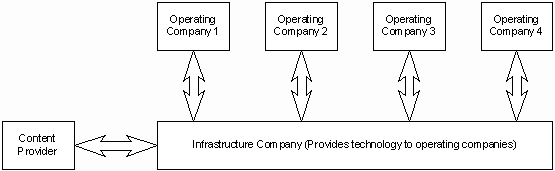 Corporate structure diagram that I developed for a client